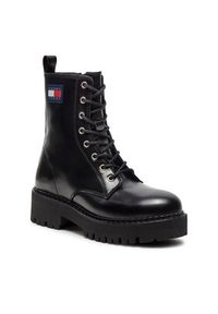 Tommy Jeans Trapery Urban Tommy Jeans Lace Up Boot EN0EN01995 Czarny. Kolor: czarny. Materiał: skóra #4