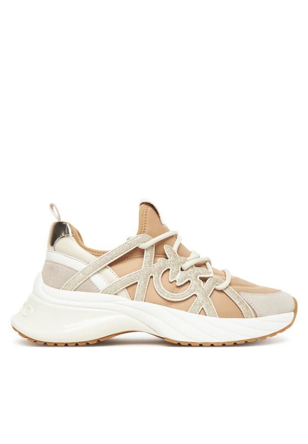 Pinko - PINKO Sneakersy Ariel 01 SS0023T038 Beżowy. Kolor: beżowy. Materiał: materiał