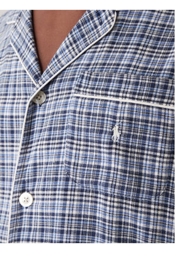 Polo Ralph Lauren Piżama 714754038010 Niebieski Regular Fit. Kolor: niebieski. Materiał: bawełna