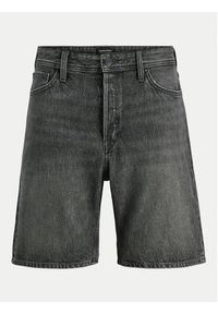 Jack & Jones Szorty jeansowe 12269533 Czarny Loose Fit. Kolor: czarny. Materiał: bawełna #4