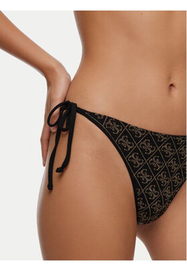 Guess Dół od bikini E6GO15 KCUO2 Czarny. Kolor: czarny. Materiał: syntetyk