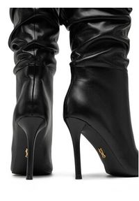 Steve Madden Kozaki Schmooze SM11003453 Czarny. Kolor: czarny. Materiał: skóra