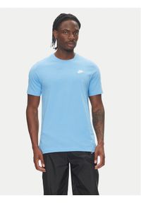 Nike T-Shirt AR4997 Niebieski Regular Fit. Kolor: niebieski. Materiał: bawełna