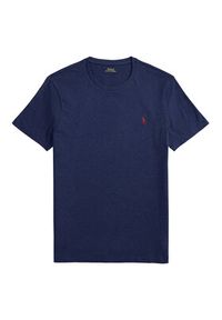 Polo Ralph Lauren T-Shirt 710671438282 Granatowy Slim Fit. Typ kołnierza: polo. Kolor: niebieski. Materiał: bawełna