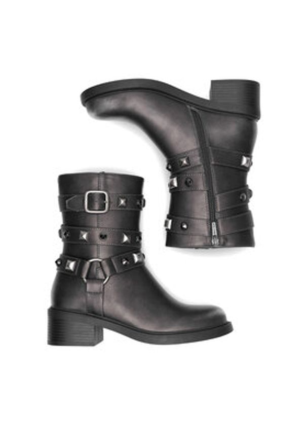 Jenny Fairy Botki WFA2882-2 Srebrny. Kolor: srebrny. Materiał: skóra