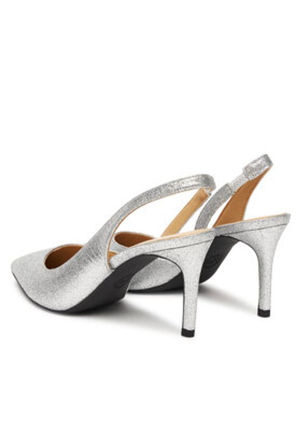MICHAEL Michael Kors Sandały Alina 40S5HNMP2M Srebrny. Kolor: srebrny. Materiał: skóra