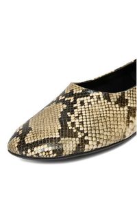 Gino Rossi - GINO ROSSI Baleriny EO-V2127-191 Beżowy. Kolor: beżowy. Materiał: skóra #8