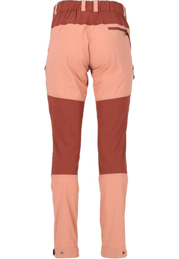 Spodnie trekkingowe damskie Whistler Kodiak. Kolor: wielokolorowy, czerwony, różowy. Sezon: lato. Sport: turystyka piesza