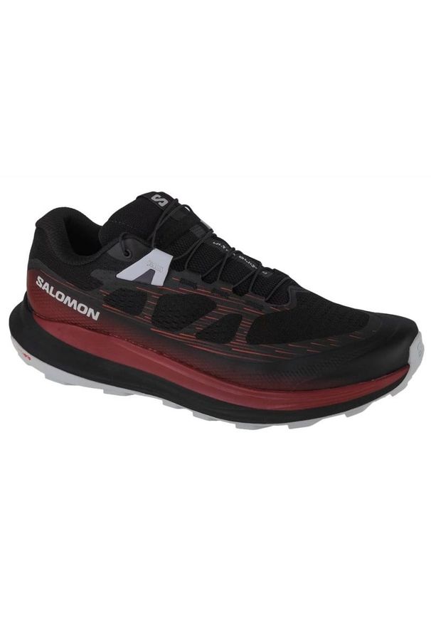 salomon - Buty do biegania Salomon Ultra Glide 2 472120 czarne. Zapięcie: sznurówki. Kolor: czarny. Materiał: guma, syntetyk, materiał, tkanina. Szerokość cholewki: normalna