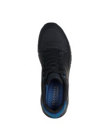 skechers - Adidasy Skechers Uno Icon-idolizer, Mężczyźni. Kolor: czarny. Materiał: skóra ekologiczna, materiał. Sport: fitness
