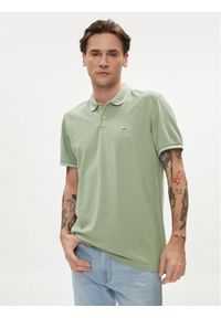 Lee Polo 112349953 Zielony Regular Fit. Typ kołnierza: polo. Kolor: zielony. Materiał: bawełna