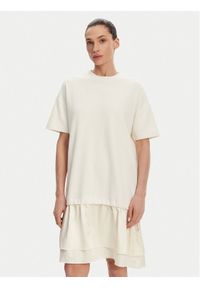 JOOP! Sukienka codzienna 58 252JE58Tsuki 30046247 Écru Regular Fit. Okazja: na co dzień. Materiał: bawełna, syntetyk. Typ sukienki: proste. Styl: casual #1