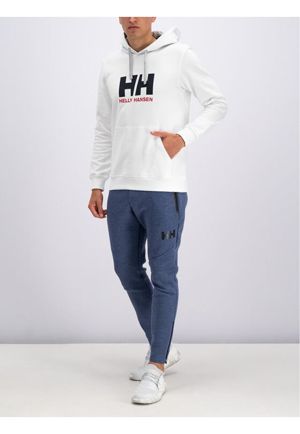 Helly Hansen Bluza Hh Logo 33977 Biały Regular Fit. Kolor: biały. Materiał: bawełna