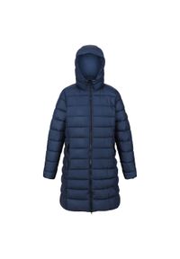 Andia Regatta damski turystyczny płaszcz zimowy. Kolor: niebieski. Sezon: zima. Sport: turystyka piesza #1