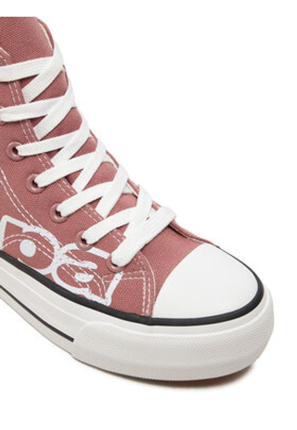 Kappa Trampki YL201408 Różowy. Kolor: różowy. Materiał: materiał