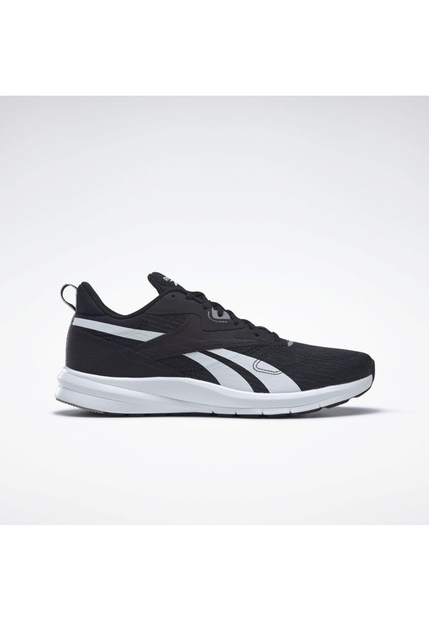 Reebok - Buty do biegania męskie REEBOK RUNNER 4 4E lekkie siateczka. Kolor: czarny, szary, biały, wielokolorowy. Sport: bieganie