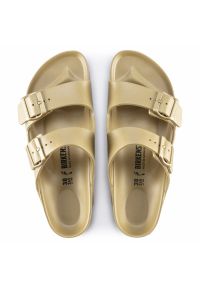 Klapki Birkenstock Arizona 1022465 złoty. Kolor: złoty. Materiał: tworzywo sztuczne, skóra. Styl: klasyczny #4