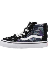 Vans - Buty VANS SK8-HI ZIP Czarny. Okazja: na co dzień. Kolor: czarny. Materiał: tkanina, skóra. Model: Vans SK8 #2