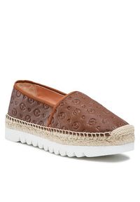 Pollini Espadryle TA10124G0EQ2V300 Brązowy. Kolor: brązowy. Materiał: skóra #4