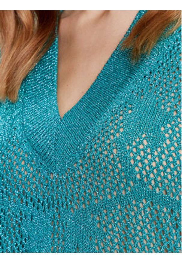 Pinko Sukienka dzianinowa Abbracciato 100631 A0K2 Zielony Regular Fit. Kolor: zielony. Materiał: wiskoza
