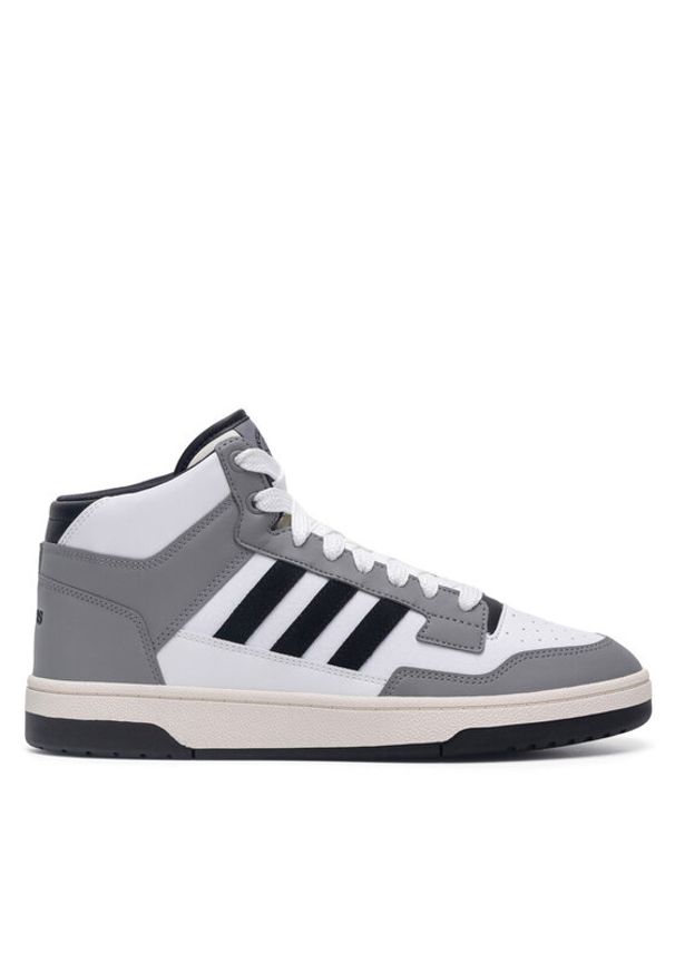 Adidas - adidas Sneakersy RAPID COURT MID W JP5866 Szary. Kolor: szary. Materiał: skóra