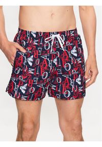 Emporio Armani Underwear Szorty kąpielowe 211740 3R445 06935 Kolorowy Regular Fit. Materiał: syntetyk. Wzór: kolorowy #1