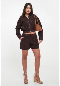 Pinko - Szorty damskie ażurowe Liz PINKO. Wzór: ażurowy #1