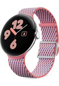 GOOGLE - Smartwatch Pixel Watch 3 (41mm), Woven Band, Peony. Rodzaj zegarka: smartwatch