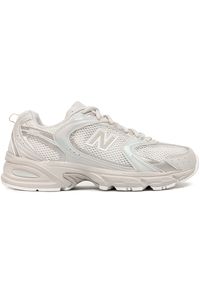 Buty unisex New Balance MR530AA1 – beżowe. Okazja: na co dzień. Kolor: beżowy. Materiał: tworzywo sztuczne. Szerokość cholewki: normalna. Sezon: lato