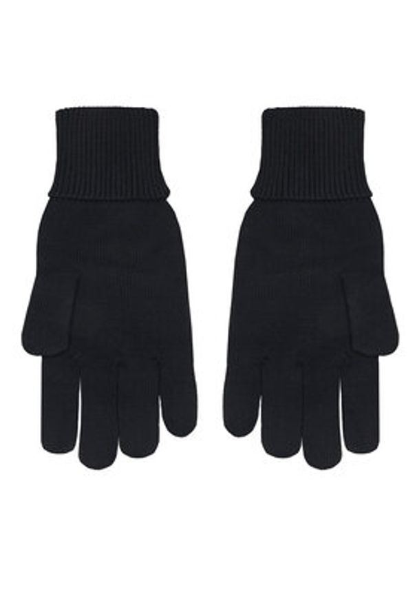 Calvin Klein Rękawiczki Damskie LV14D8019G Czarny. Kolor: czarny. Materiał: wiskoza
