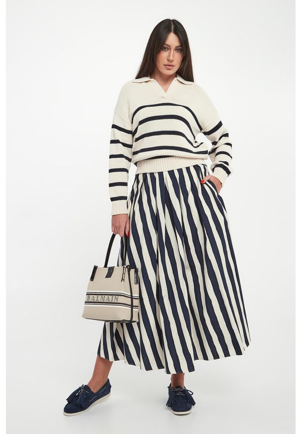 Weekend Max Mara - Spódnica damska w pasy Uomo WEEKEND MAX MARA