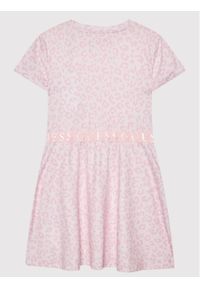 Guess Sukienka codzienna K2YK08 KAZM0 Różowy Regular Fit. Okazja: na co dzień. Kolor: różowy. Materiał: syntetyk. Typ sukienki: proste. Styl: casual #1