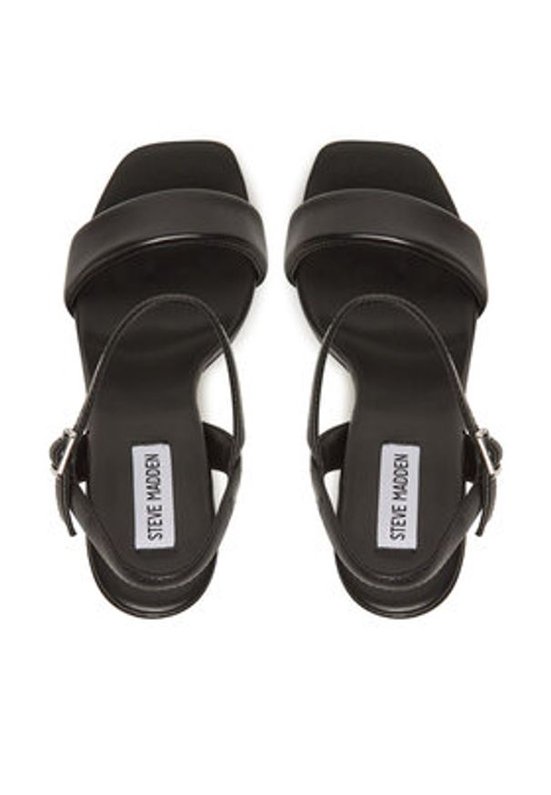 Steve Madden Sandały Mareena SM11003691 Czarny. Kolor: czarny. Materiał: skóra