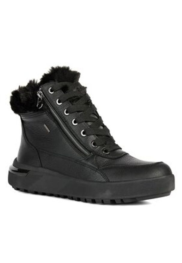 Geox Trzewiki D Dalyla B Abx D26QSA 00046 C9999 Czarny. Kolor: czarny. Materiał: skóra