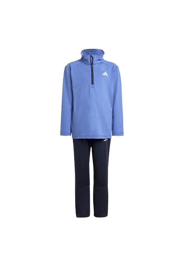 Adidas - Zestaw Sports Kids. Okazja: na uczelnię. Kolor: niebieski, wielokolorowy, biały. Materiał: dresówka, materiał. Styl: sportowy