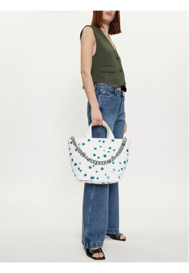 Desigual Torebka 24SAXP60 Biały. Kolor: biały. Materiał: skórzane