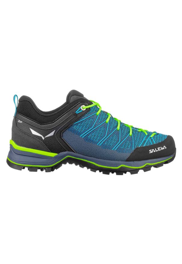 Buty trekkingowe męskie Salewa MTN Trainer Lite 61363. Zapięcie: sznurówki. Materiał: materiał, guma, tkanina, nylon. Szerokość cholewki: normalna. Sezon: lato. Obcas: na platformie. Sport: wspinaczka