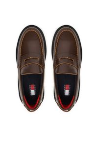 Tommy Jeans Loafersy Archive '01 Leather Loafer EN0EN03022 Brązowy. Kolor: brązowy. Materiał: skóra #2