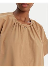 Weekend Max Mara Koszula Educata 2615111172 Beżowy Regular Fit. Kolor: beżowy. Materiał: bawełna #2