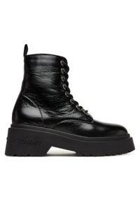 Botki Tommy Jeans. Kolor: czarny
