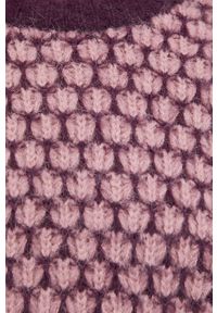 only - Only Sweter damski kolor fioletowy. Kolor: fioletowy. Materiał: poliester, dzianina #5
