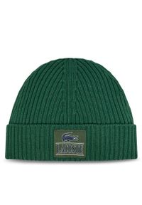 Lacoste Czapka RB1783 Zielony. Kolor: zielony. Materiał: wełna, materiał