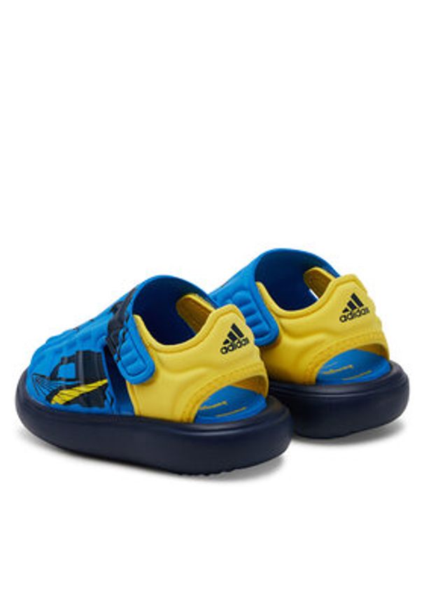 Adidas - adidas Sandały Disney Pixar IH1233 Niebieski. Kolor: niebieski. Materiał: syntetyk. Wzór: motyw z bajki