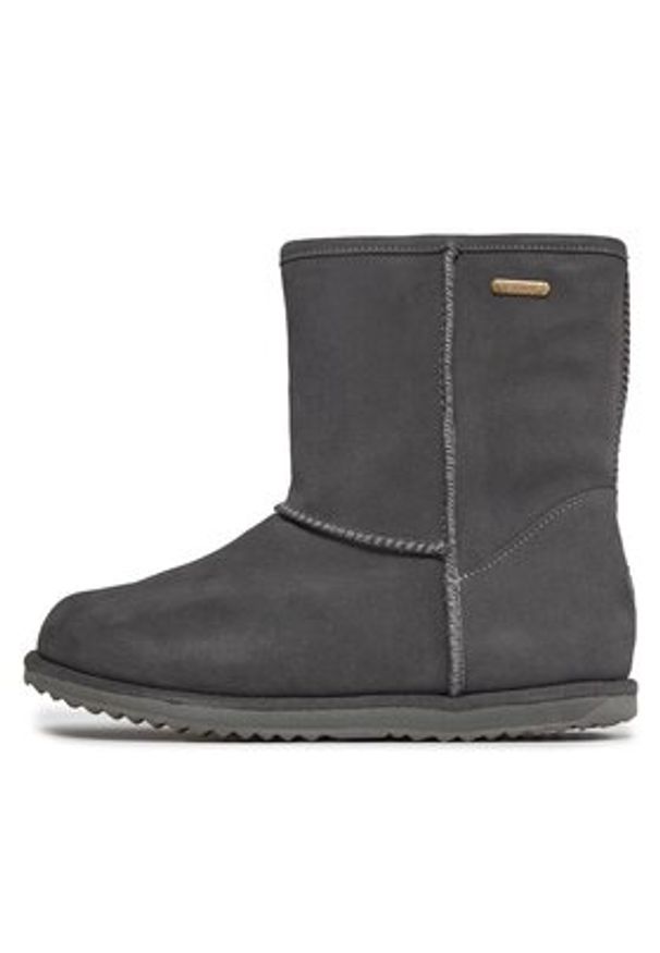 EMU Australia Śniegowce Brumby Lo Teens T10773 Szary. Kolor: szary. Materiał: skóra, zamsz