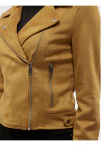 Vero Moda Kurtka z imitacji skóry Jose 10300938 Brązowy Regular Fit. Kolor: brązowy. Materiał: skóra