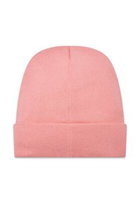 Tommy Jeans Czapka Tjw Linear Logo Beanie AW0AW15843 Różowy. Kolor: różowy. Materiał: materiał