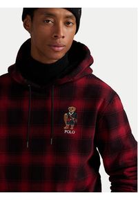 Polo Ralph Lauren Bluza 710981796001 Czerwony Regular Fit. Typ kołnierza: polo. Kolor: czerwony. Materiał: bawełna #4