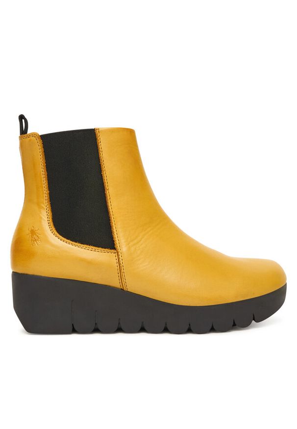 Botki Fly London. Kolor: żółty