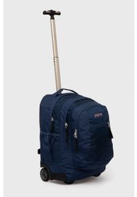 JanSport - Jansport plecak kolor granatowy duży gładki. Kolor: niebieski. Wzór: gładki