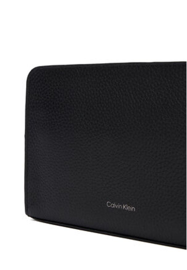 Calvin Klein Saszetka LV04D1153G Czarny. Kolor: czarny. Materiał: skóra